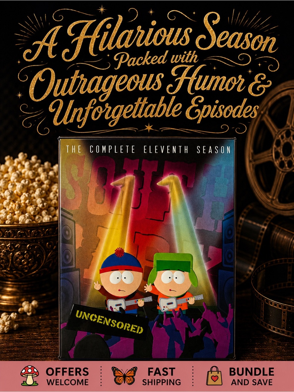 South Park Complete Eleventh Season Uncensored DVD Box Set